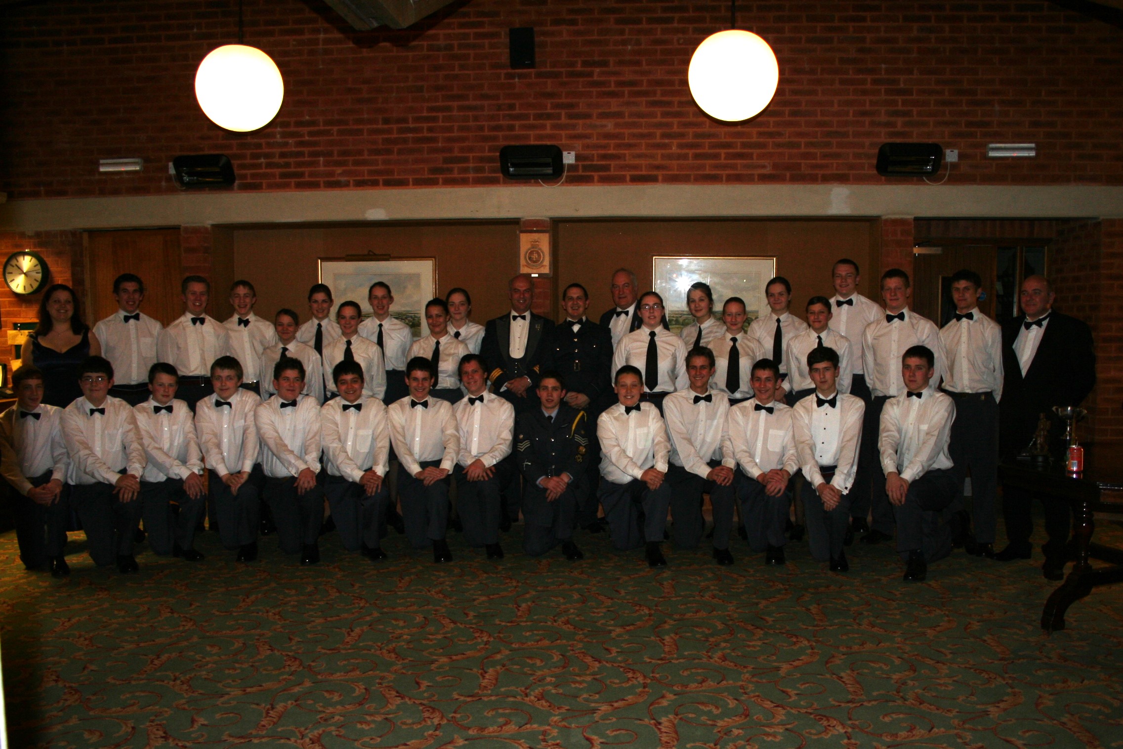 The squadron gathered together